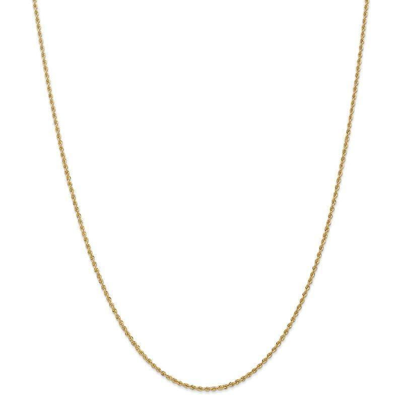 14k 1.50mm Handmade Regular Rope Chain - Seattle Gold Grillz