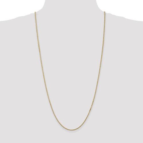14k 1.5mm Box Chain - Seattle Gold Grillz