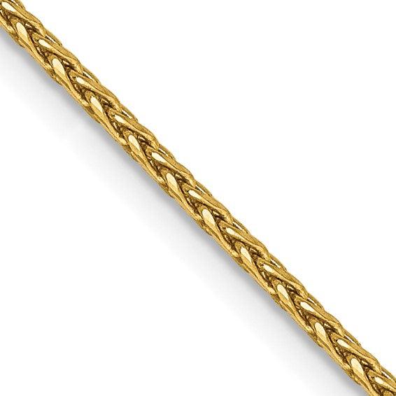 14k 1.5mm Diamond Cut Parisian Wheat Chain - Seattle Gold Grillz