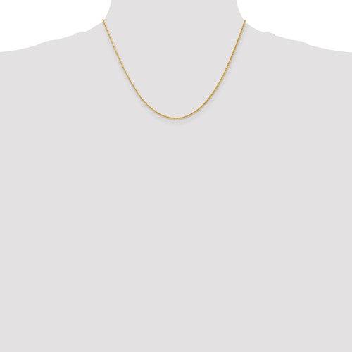 14k 1.5mm Diamond Cut Parisian Wheat Chain - Seattle Gold Grillz