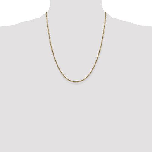 14k 1.5mm Hollow Round Box Chain - Seattle Gold Grillz