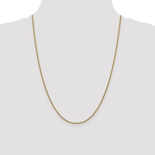 14k 1.5mm Hollow Round Box Chain - Seattle Gold Grillz