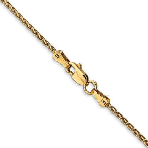14k 1.5mm Parisian Wheat Chain - Seattle Gold Grillz