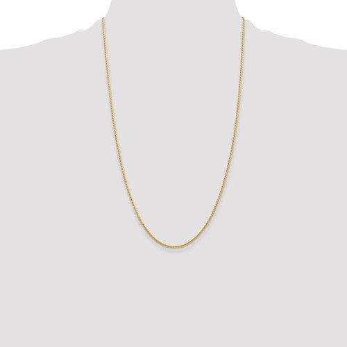 14k 1.5mm Parisian Wheat Chain - Seattle Gold Grillz