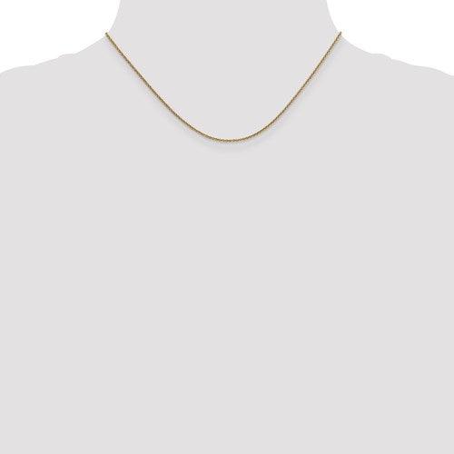 14k 1.6mm Round Cable Chain - Seattle Gold Grillz