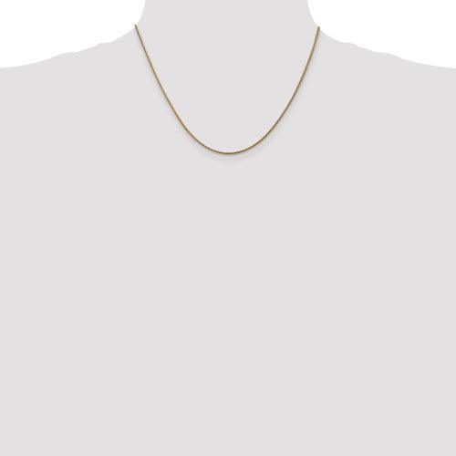 14k 1.6mm Round Snake Chain - Seattle Gold Grillz