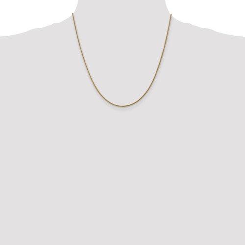 14k 1.6mm Round Snake Chain - Seattle Gold Grillz