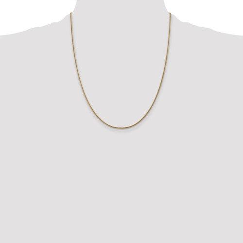 14k 1.6mm Round Snake Chain - Seattle Gold Grillz
