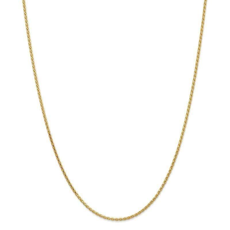 14k 1.9mm Round D-C Wheat Chain - Seattle Gold Grillz