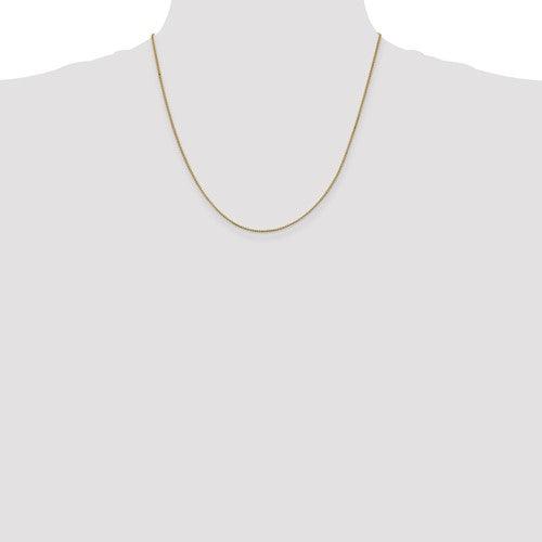 14k 1mm Box Chain - Seattle Gold Grillz