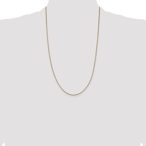 14k 1mm Box Chain - Seattle Gold Grillz