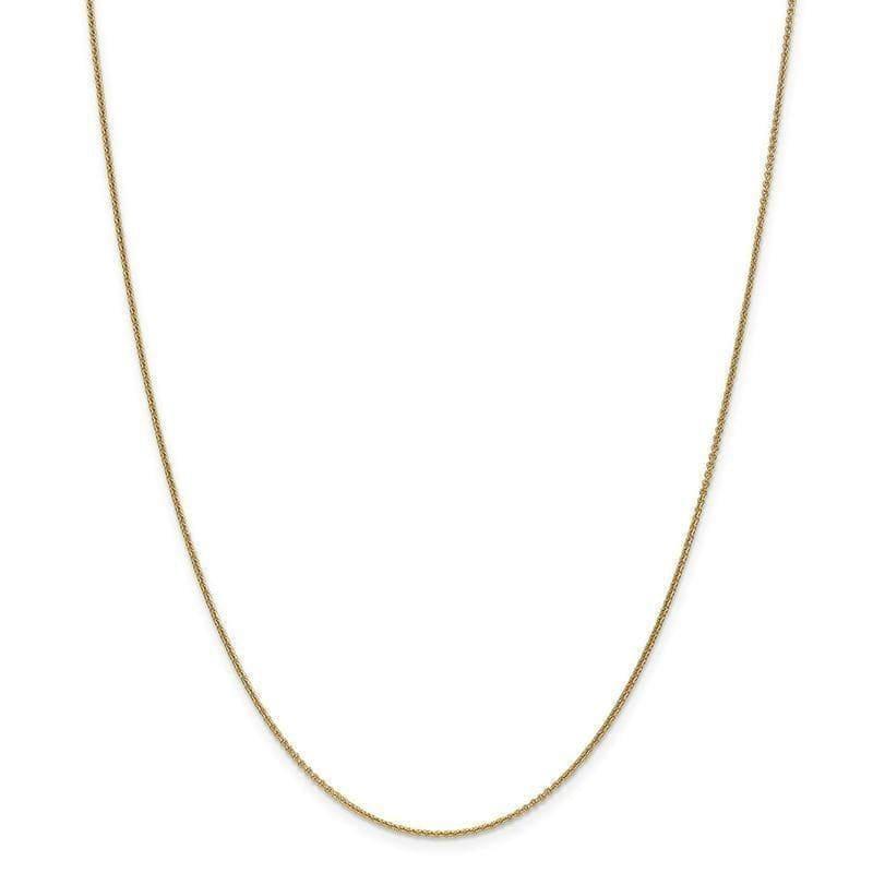 14k 1mm Cable Chain - Seattle Gold Grillz