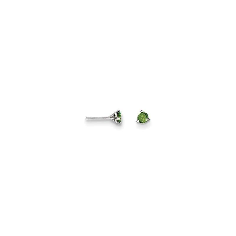 14k .25ct Green Diamond Stud Earrings - Seattle Gold Grillz