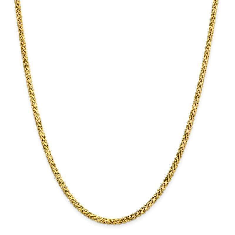 14k 3.10mm Semi-solid D-C Wheat Chain - Seattle Gold Grillz