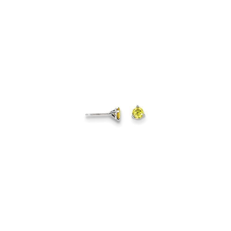 14k .33ct Yellow Diamond Stud Earrings - Seattle Gold Grillz