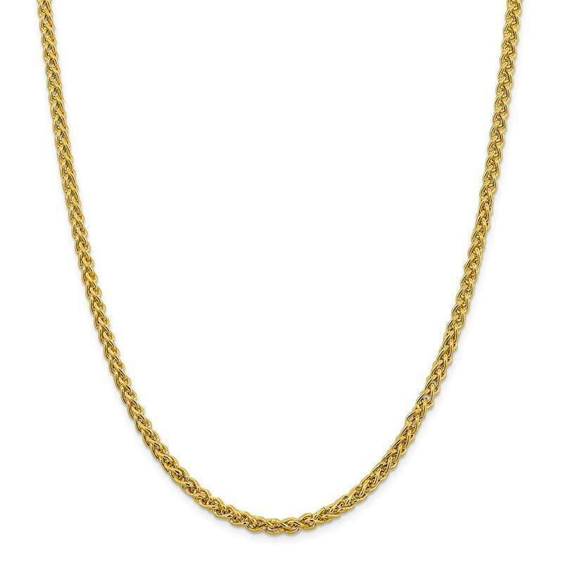 14k 4.15mm Semi-solid Wheat Chain - Seattle Gold Grillz