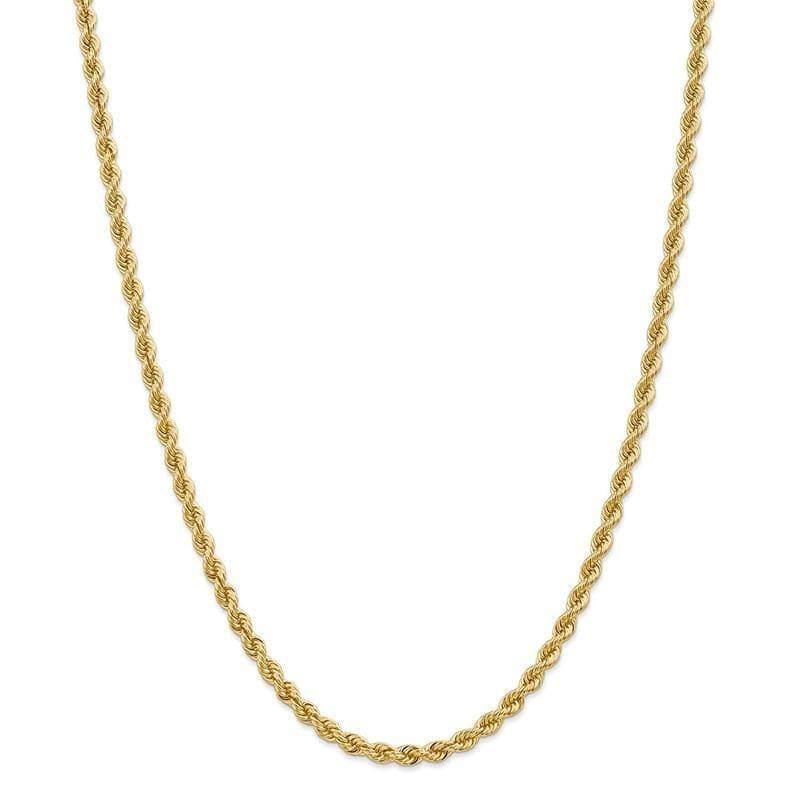 14k 4mm Handmade Regular Rope Chain - Seattle Gold Grillz