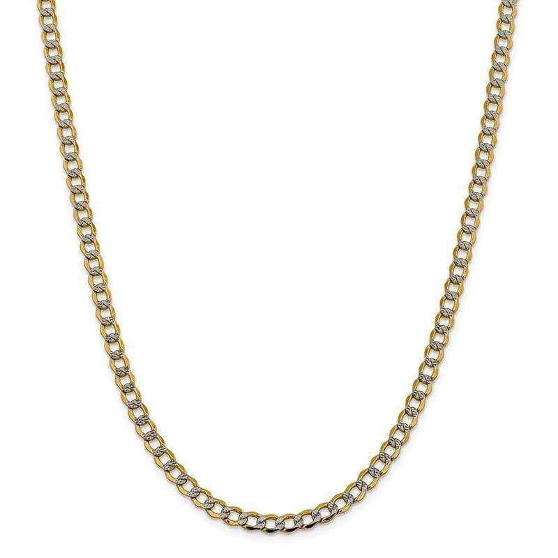 14k 5.2mm Semi-solid Pave Chain - Seattle Gold Grillz