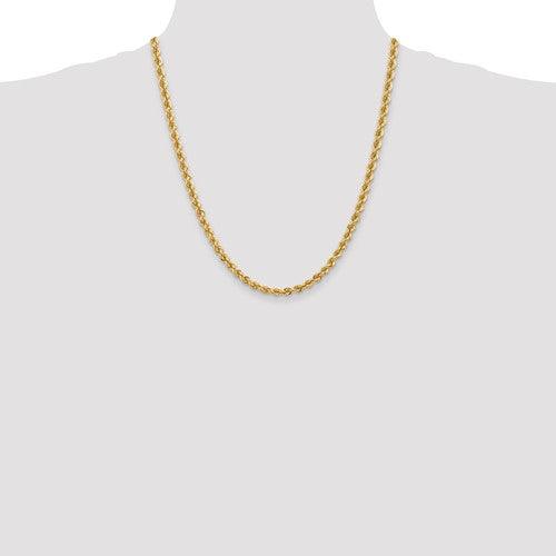 14k 5mm Handmade Regular Rope Chain - Seattle Gold Grillz
