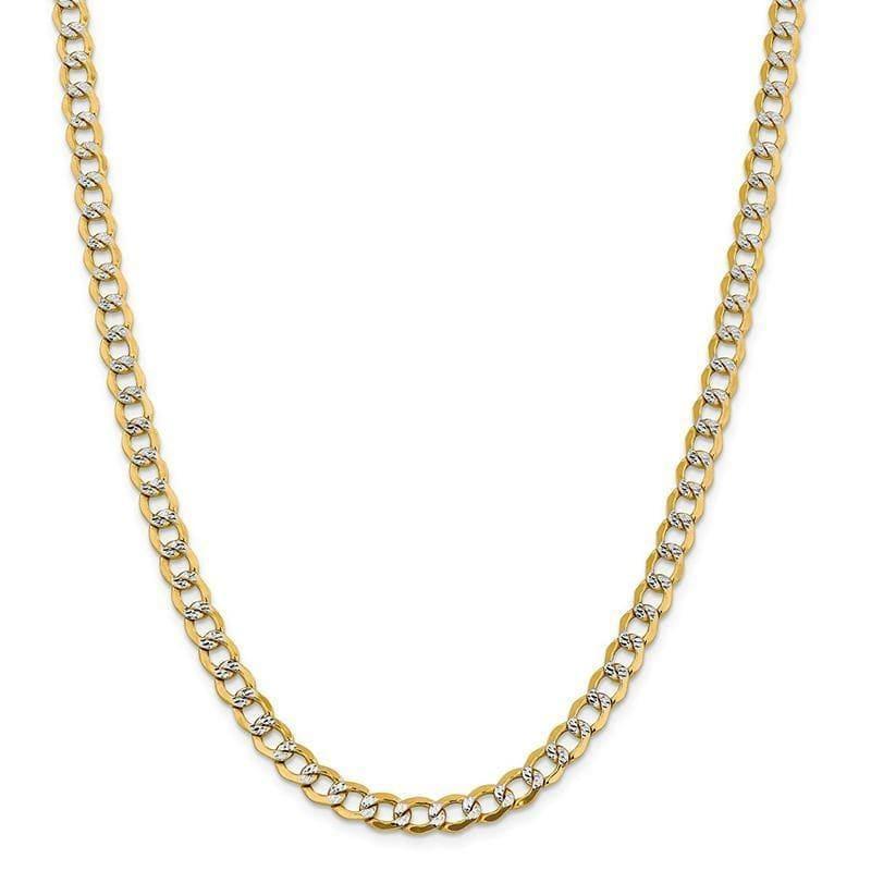 14k 6.75mm Semi-solid Pace Curb Chain - Seattle Gold Grillz