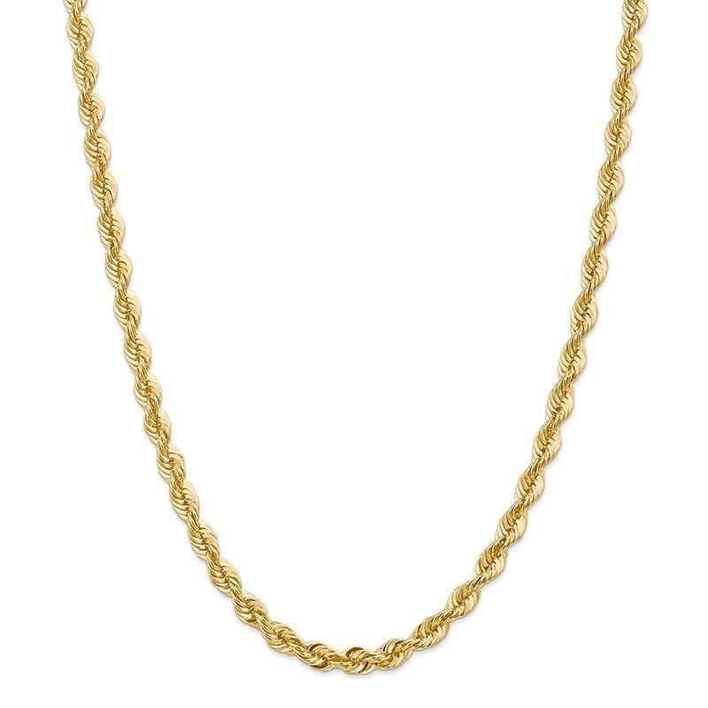 14k 6mm Handmade Regular Rope Chain - Seattle Gold Grillz