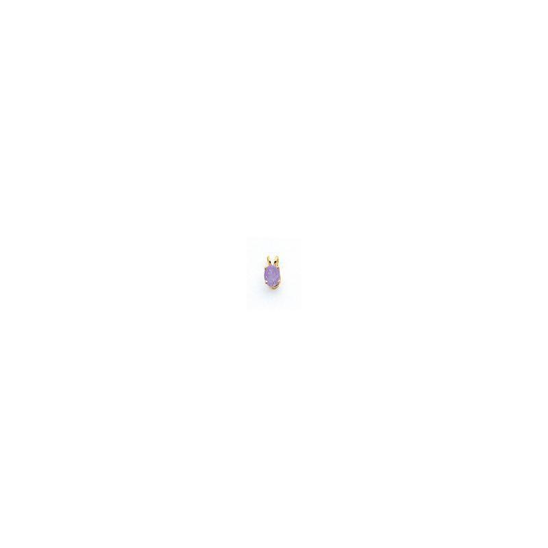 14k 7x5mm Oval Tanzanite pendant - Seattle Gold Grillz