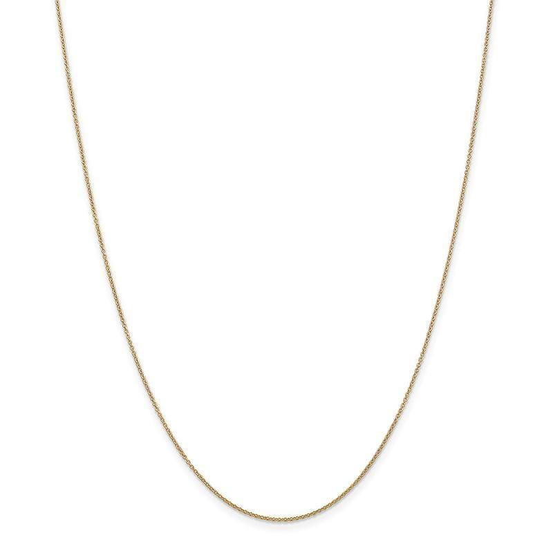 14k .9mm Cable Chain - Seattle Gold Grillz