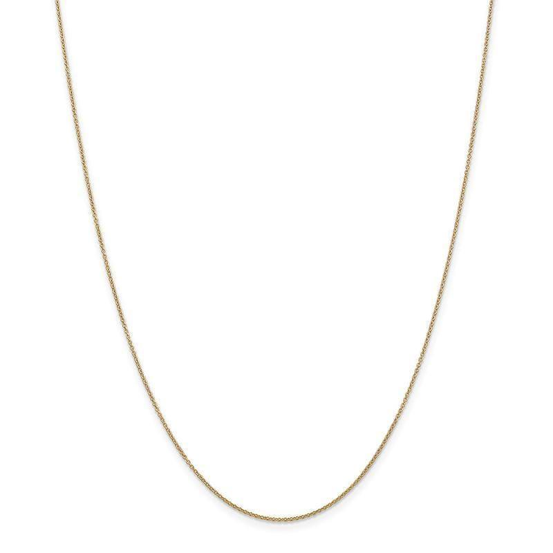 14k .9mm Cable Chain - Seattle Gold Grillz