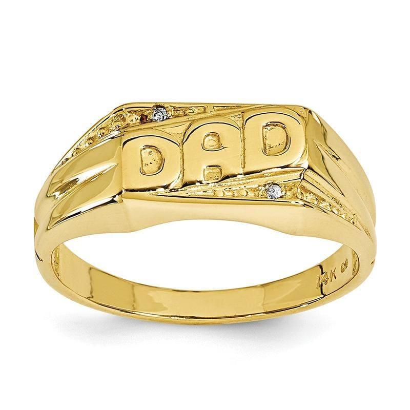 14k AA Diamond men's ring - Seattle Gold Grillz