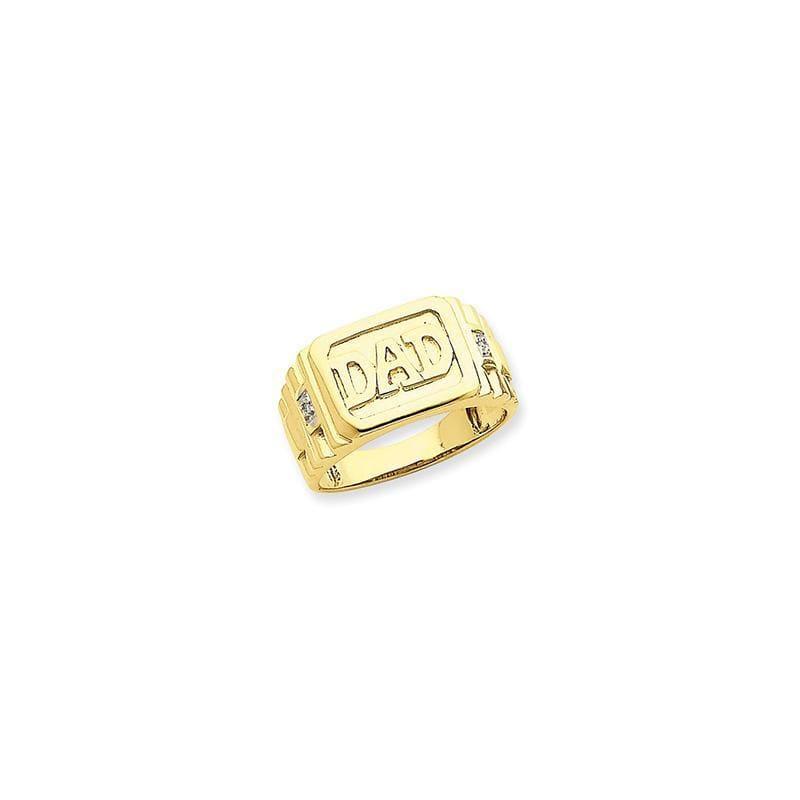 14k AA Diamond men's ring - Seattle Gold Grillz