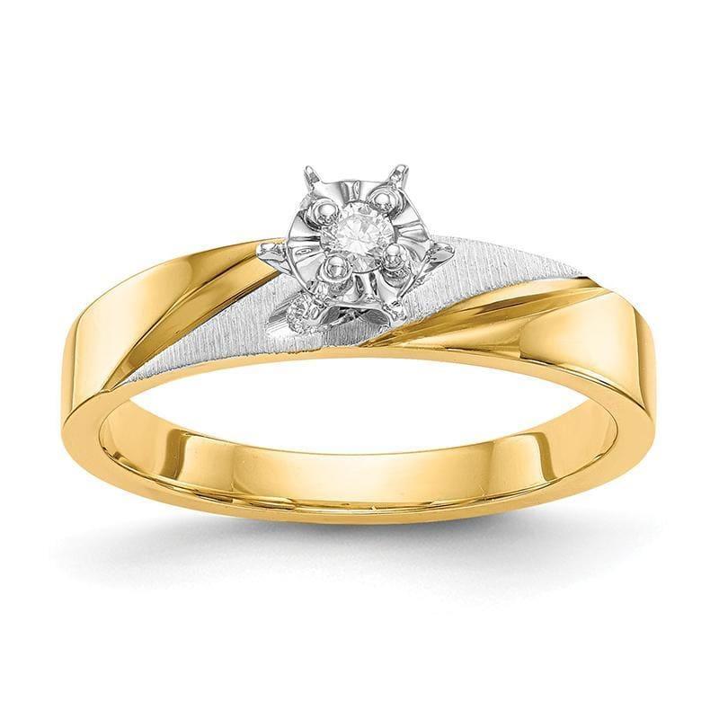 14k AA Quality Trio Engagement Ring - Seattle Gold Grillz