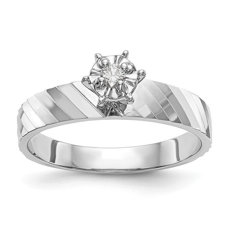 14k AA Quality Trio Engagement Ring - Seattle Gold Grillz