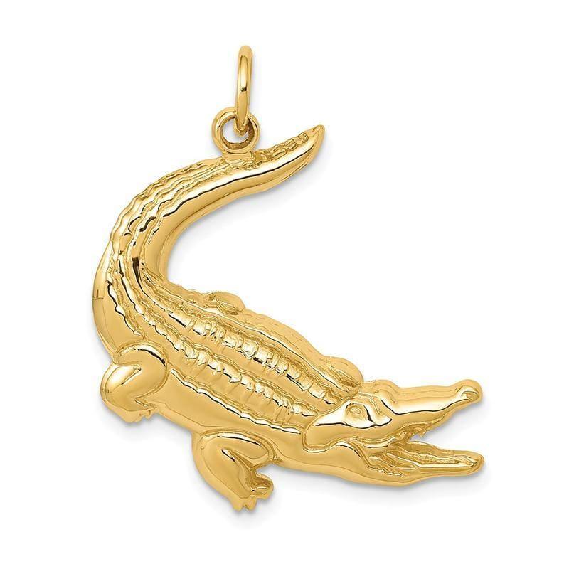 14k Alligator Charm - Seattle Gold Grillz