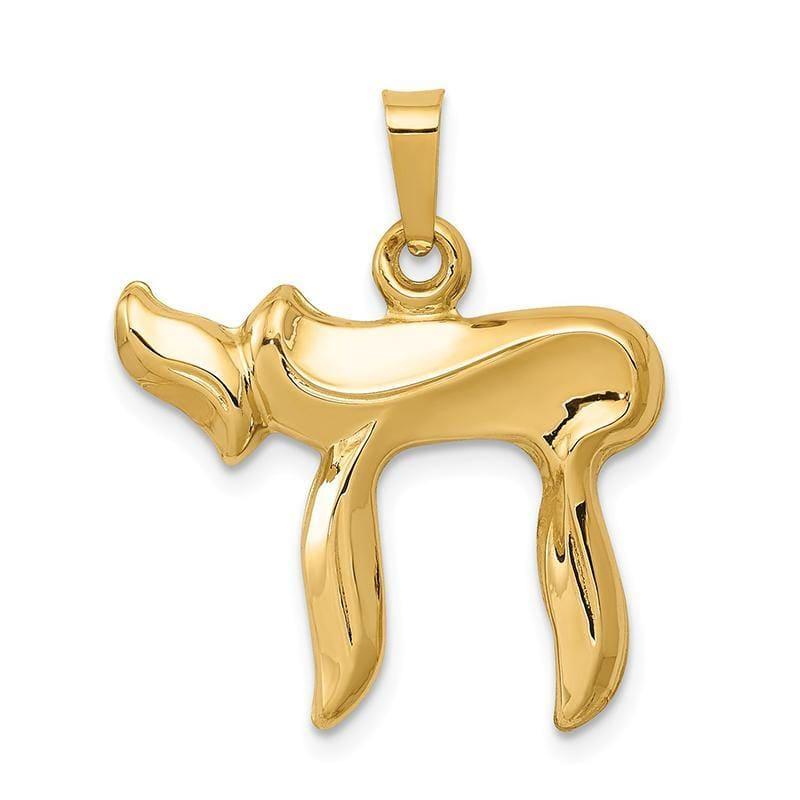 14k Chai Pendant - Seattle Gold Grillz