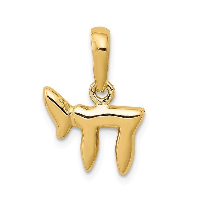14K Chai Pendant - Seattle Gold Grillz