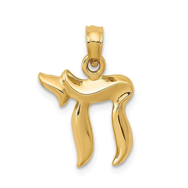 14k Chai Pendant. Weight: 0.86g - Seattle Gold Grillz