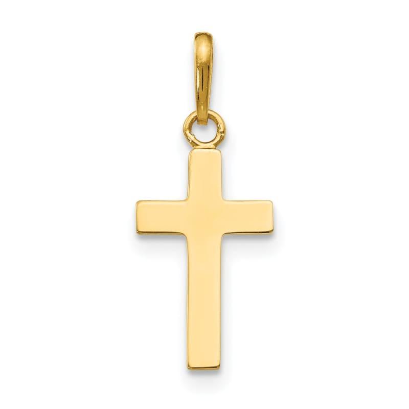 14k Children's Cross Pendant - Seattle Gold Grillz