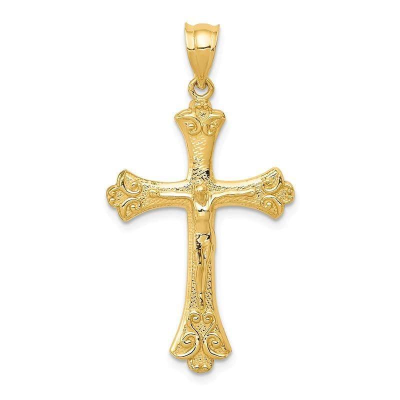 14k Crucifix Pendant - Seattle Gold Grillz