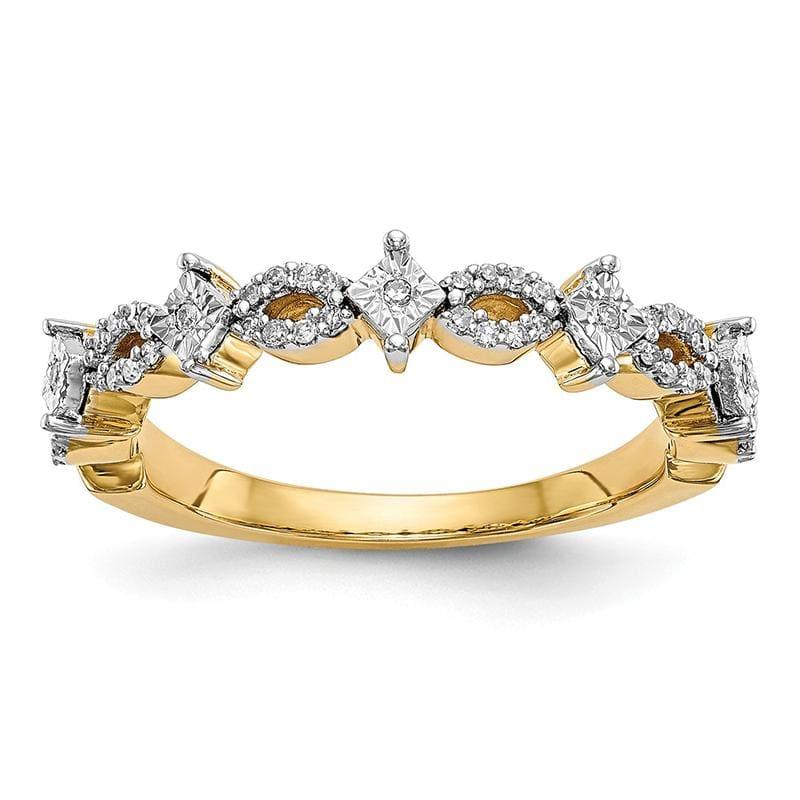 14K Diamond Band - Seattle Gold Grillz