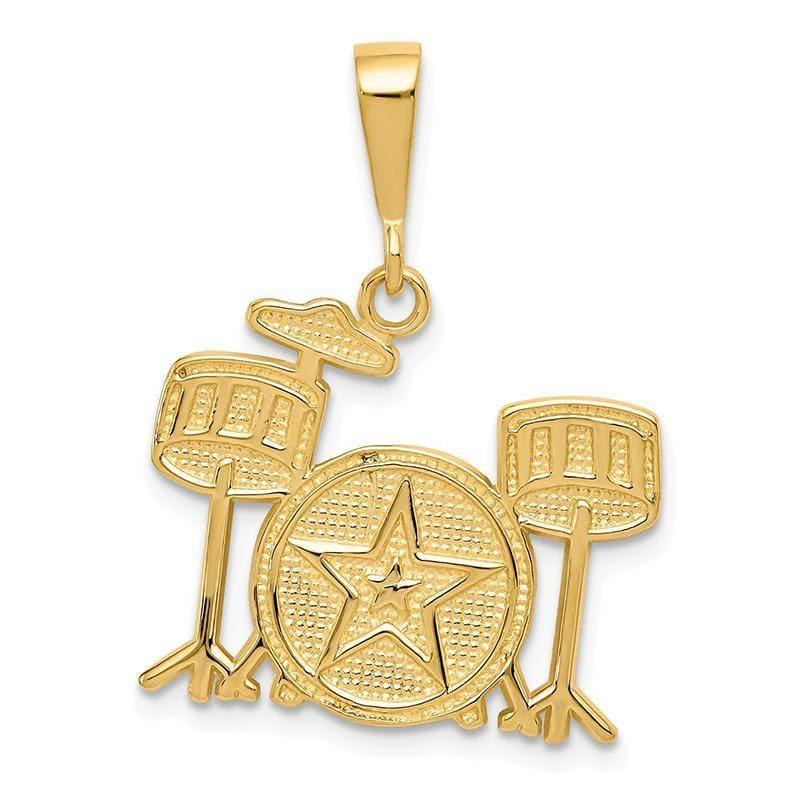 14k Drum Set Charm - Seattle Gold Grillz
