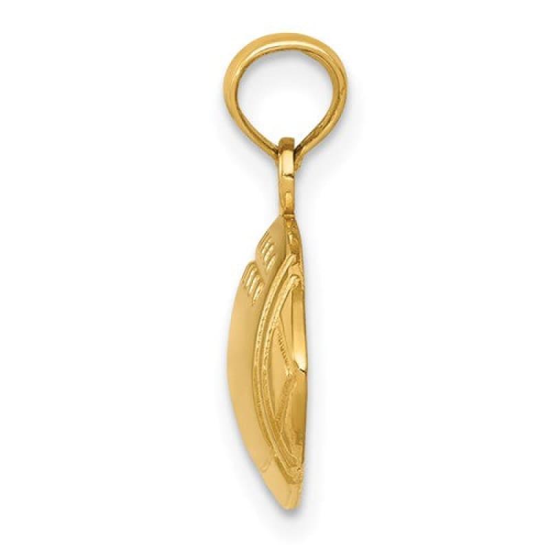 14k Football Charm - Seattle Gold Grillz