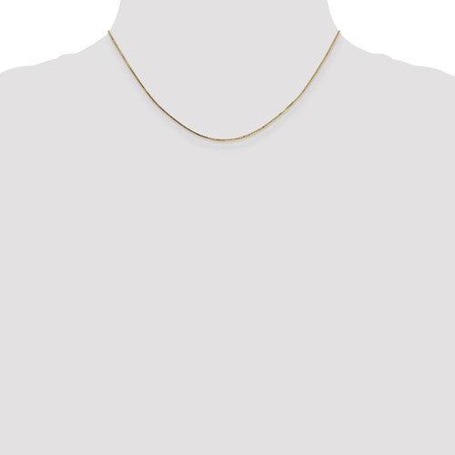 14k Gold 0.7mm Box Chain - Seattle Gold Grillz