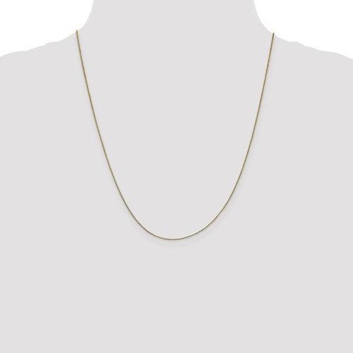 14k Gold 0.7mm Box Chain - Seattle Gold Grillz