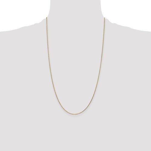 14k Gold 0.95mm Diamond Cut Cable Chain - Seattle Gold Grillz