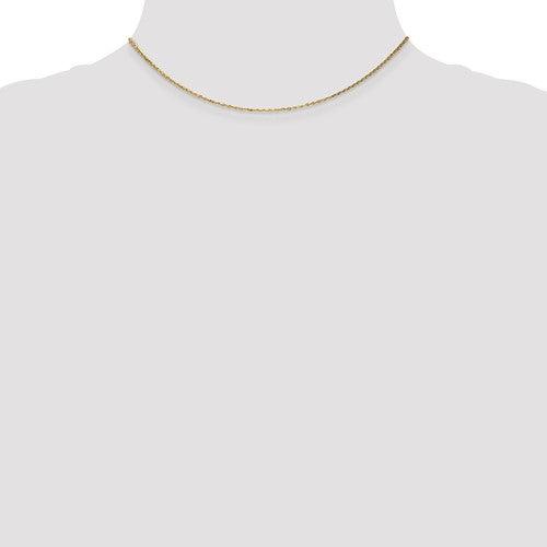 14k Gold 0.95mm Diamond Cut Cable Chain - Seattle Gold Grillz