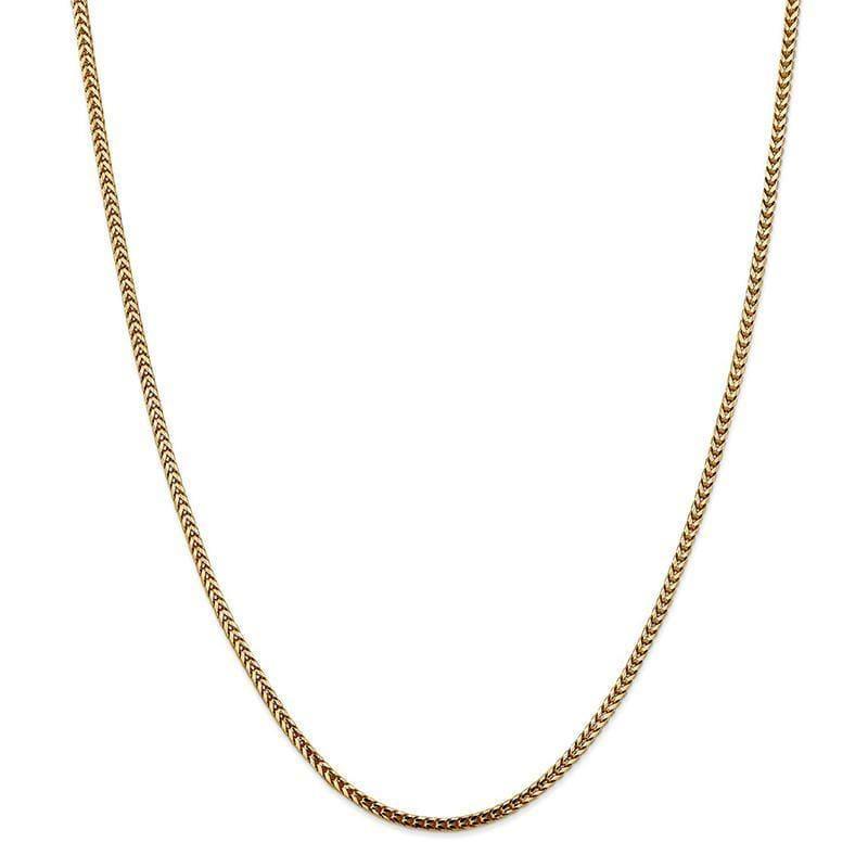 14k Gold 2.5mm Franco Chain - Seattle Gold Grillz