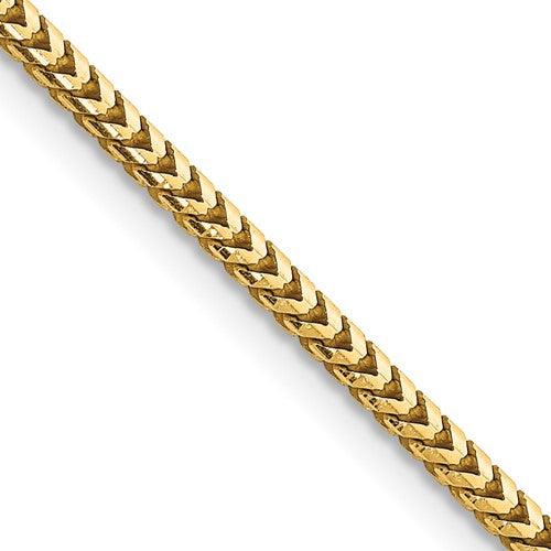 14k Gold 2.5mm Franco Chain - Seattle Gold Grillz