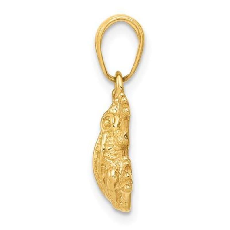14K Gold 2-D Frog Pendant - Seattle Gold Grillz