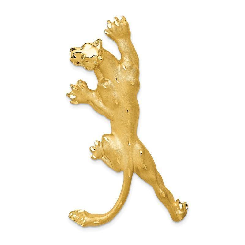 14k Panther Pendant - Seattle Gold Grillz