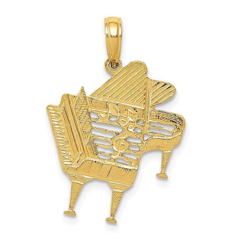 14k Piano Pendant - Seattle Gold Grillz
